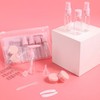 Travel Transparent Empty Bottle Set (6 Types) CF-0072 Pink 2ea