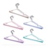 ML Paquete 10 Ganchos Ropa Tintoreria Metalicos Antiderrapantes