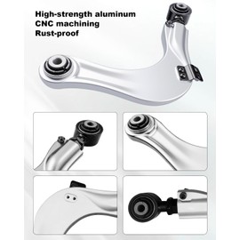 2PCS Alignment Rear Camber Kit, Aluminium Adjustable Camber Arms Left/Right Replace BP67476 Fit for Honda Civic Accord CR-V Insight 2016-2021