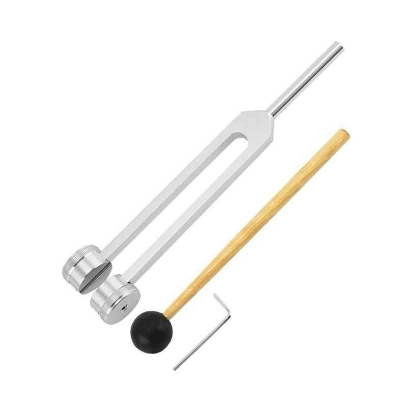 VOANZO Aluminum Alloy Tuning Fork for Healing with Reflex Hammer