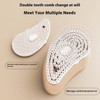 Vibrating Hair Steam Brush Electric Scalp Stimulator Comb