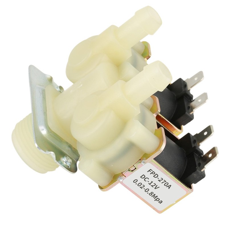 DC 12V Moisture-proof Outlet Flow Switch Plastic Water Inlet Valve