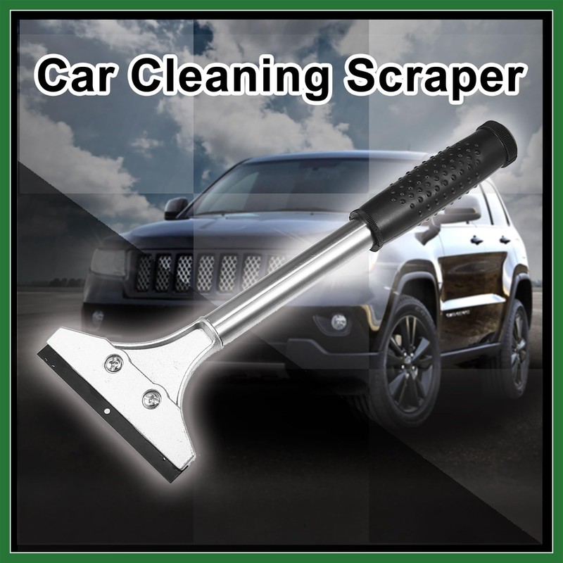 Motoforti Black Plastic Coated Handle Metal Blade Car Cleaning Ice