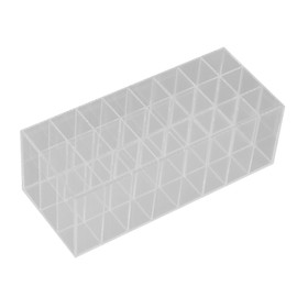 Gatuida Slot Acrylic Lip Gloss Organizer Transparent Makeup Holder Display Case for Lipsticks and Brushes for Vanity Bathroom and Dressing Tables