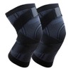 1 Par Rodilleras Elásticas Deportivas Compresion Para Gym