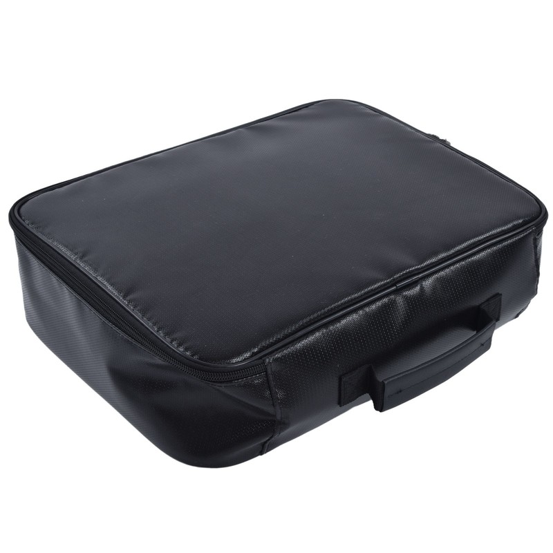 Fireproof Document Bag Pouch Portable File Safe Organizer Large Capacity