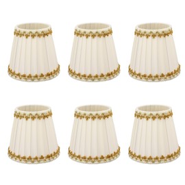 6Pcs Lampshade Candle Lamp Shade Modern Simple Style Home Decoration for Small E14 Bulb