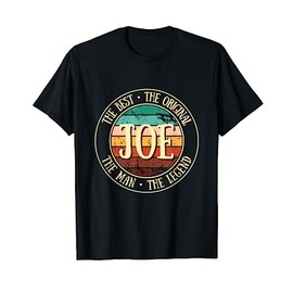 Joe vintage for men gift idea funny name gifts T-Shirt