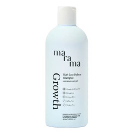MARAMA | Growth Shampoo Manzanilla 500 ml - Para Todo Tipo de Cabello | Shampoo Sin Sulfatos y Parabenos | Reduce caída del cabello. Nutre el Cuero Ca