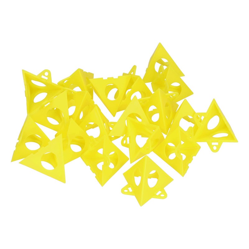 Painters Pyramid Paint Tripod, Pack of 20, Yellow Cone Canvas