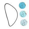 BIUDECO 2pcs Floor Protection Ring for Salon Chair Durable Rubber