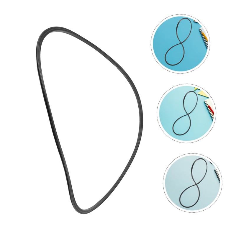 BIUDECO 2pcs Floor Protection Ring for Salon Chair Durable Rubber