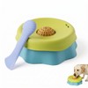 ABOAT Dog Lick Bowl Slow Feeder Rolling Ball Calming Liquid