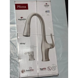 Pfister Wray F-529-7WRYGS Single-Handle Sprayer Kitchen Faucet Stainless