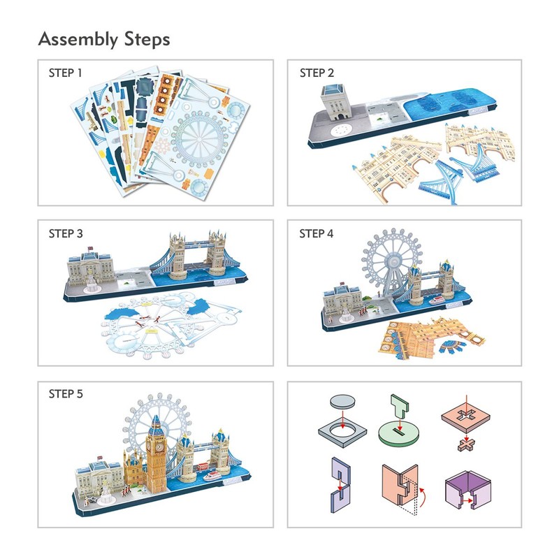 Puzzle 3D City Line London 107