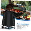 Outanaya BBQ Grill Cover Dustproof Outdoor Protector for Round Charcoal