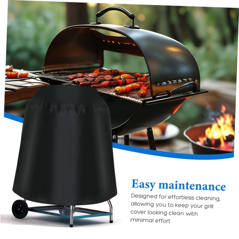 Outanaya BBQ Grill Cover Dustproof Outdoor Protector for Round Charcoal