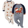 Gerber Paquete de 2 Pijamas Sleep 'N Play para bebés,