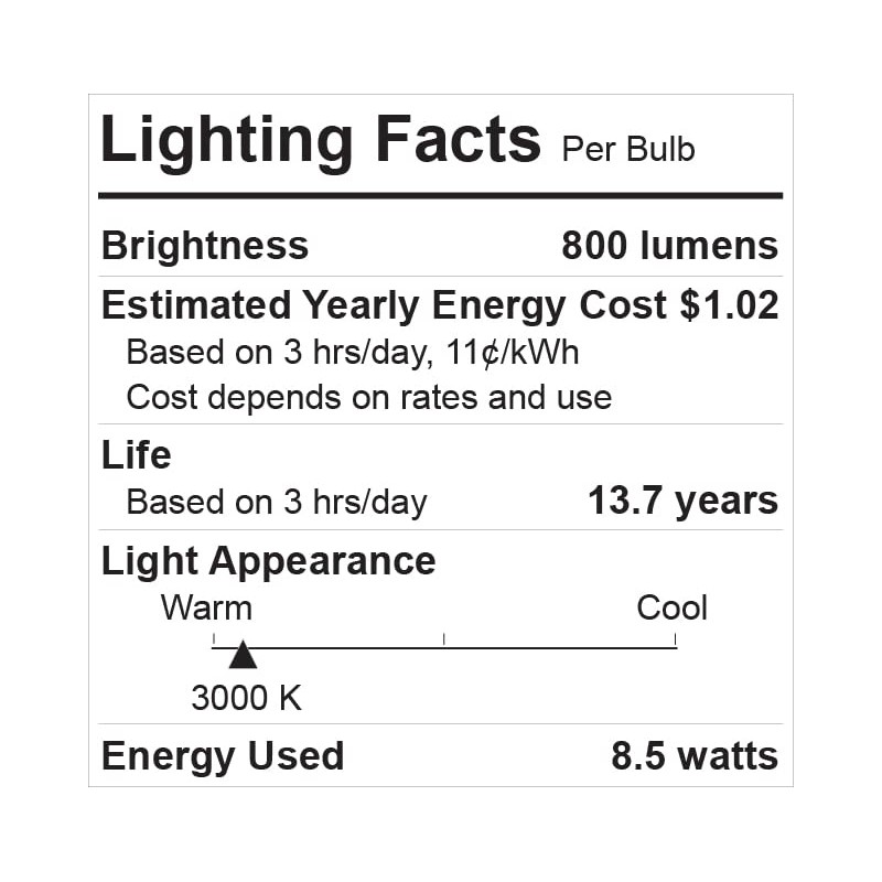 GE Relax HD 60-Watt EQ A19 Warm White Medium Base