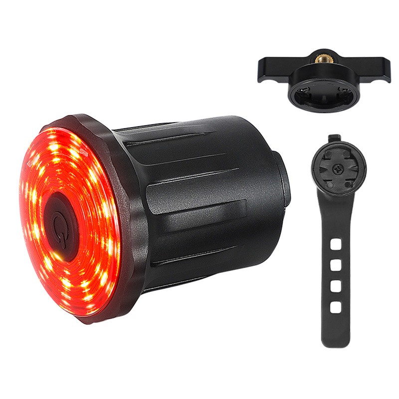 Smart Bike Tail Light Auto On/Off Rechargeable Ultra Bright IPX6