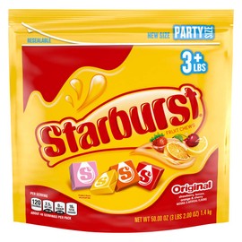 STARBURST Original Fruit Chew Candy 50-Ounce Party Size Bag