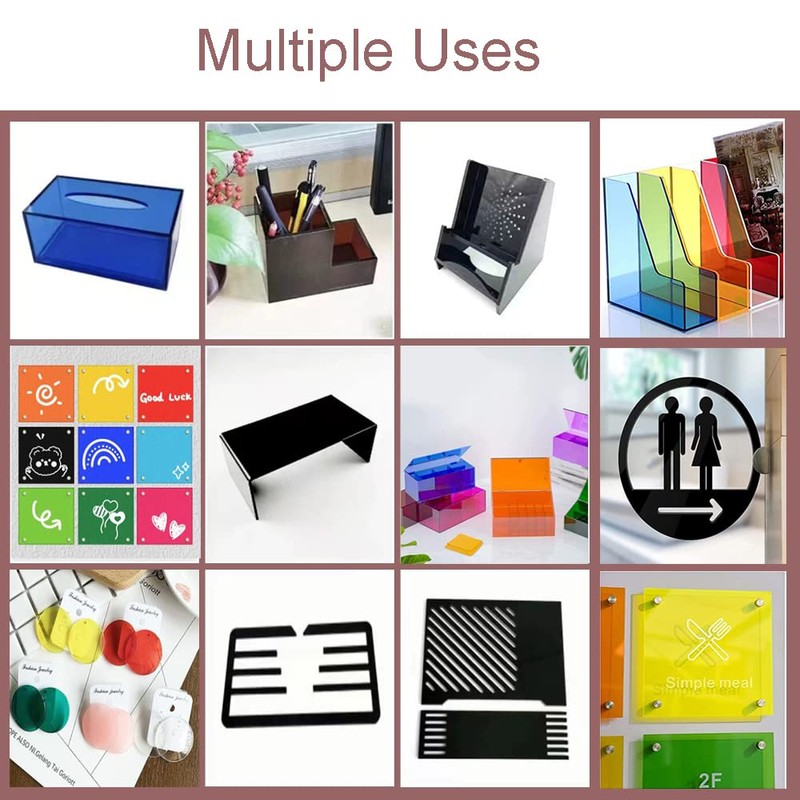 SKYPRO Bright Green Acrylic Sheet 1/8" Thick 12" x 8"