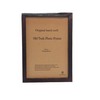 H A4 BK Old Wood Photo Frame, Black Brown, For