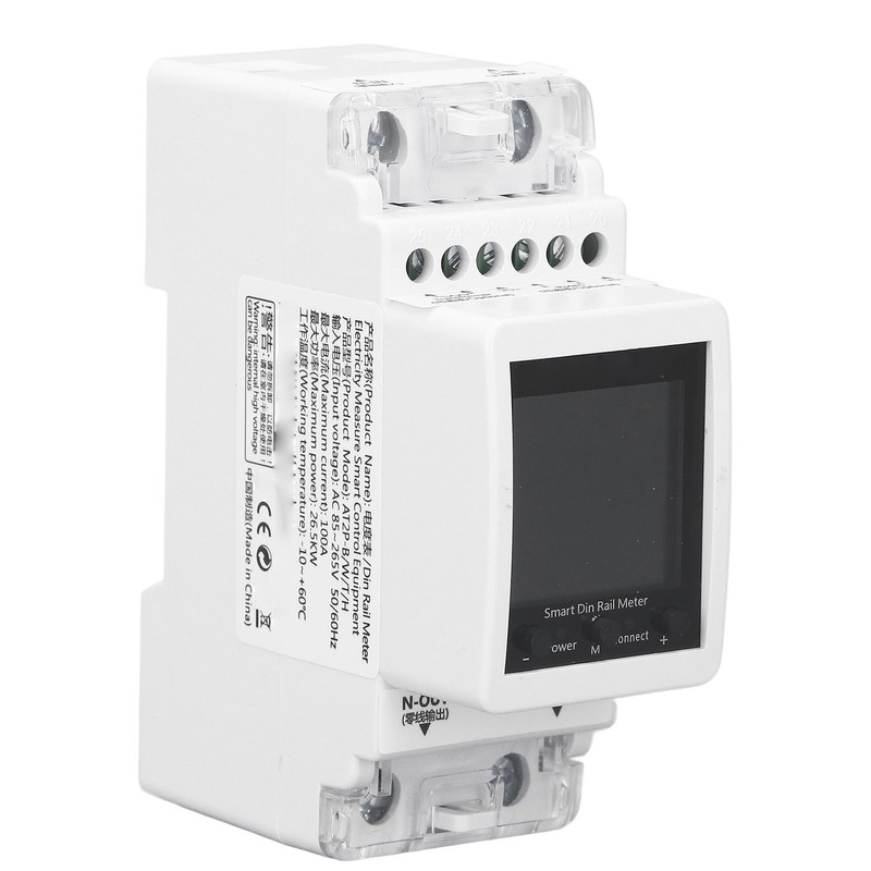 WiFi Smart Energy Meter Single Phase Electricity Usage Monitor DIN