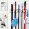 Home-it Mop and Broom Holder Wall Mount Garden Tool Storage,Rack