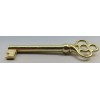 Furniture Knowledge Polished BRASS KEY skeleton vintage retro door drawer