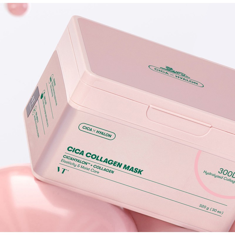 브이티코스메틱 시카 콜라겐 마스크, 30개입, 1개 VT Cosmetics Cica Collagen
