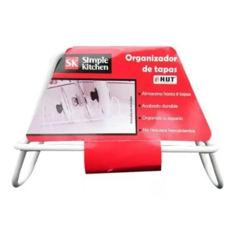 Cocina Organizador Tapas Soporte Porta Tapaderas De Ollas Sartenes.