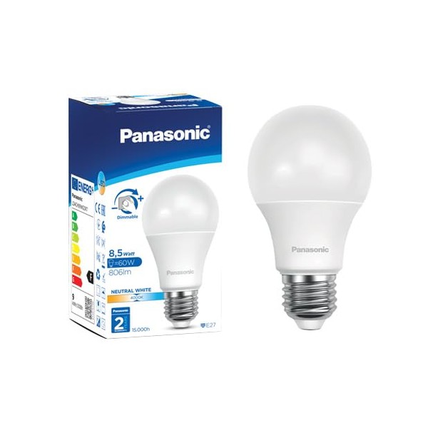 Panasonic E27 LED Dim Lamba 8.5W 806LM 4000K