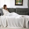 GRACED SOFT LUXURIES Throw Blankets Textured Soft for Sofa Couch