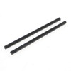 2x Guitar fingerboard side inlay dots/rods 1.5mm in black