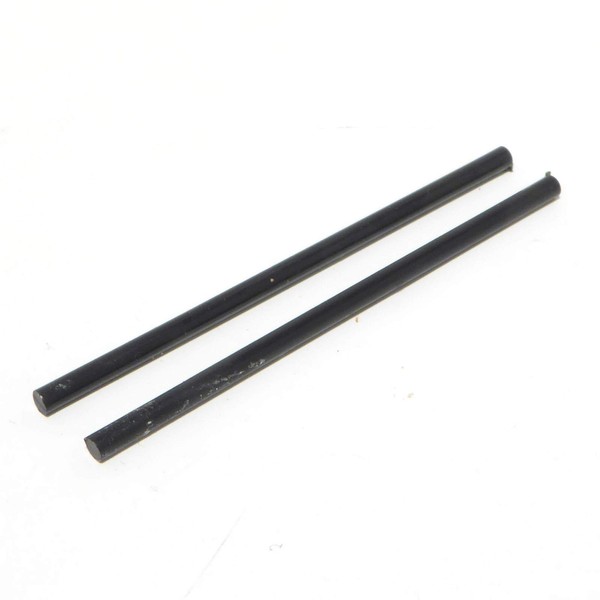 2x Guitar fingerboard side inlay dots/rods 1.5mm in black