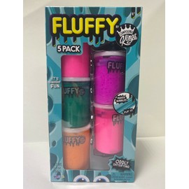 wecooltoys Neon Squishy Fluffy Slime 5 Pack By Compound Kings