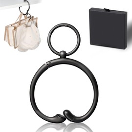 Labato Bag Hanger, Bag Hanger, High Strength Type, Table Hook, Back Hanging, Load Capacity 35.3 lbs (16 kg), Backpack Rack, Bag Hook, Anti-slip, Lightweight, Zinc Alloy, For Office, Business Trips,