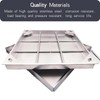Invisible 201 Stainless Steel Manhole Cover and Frame 24x24 In
