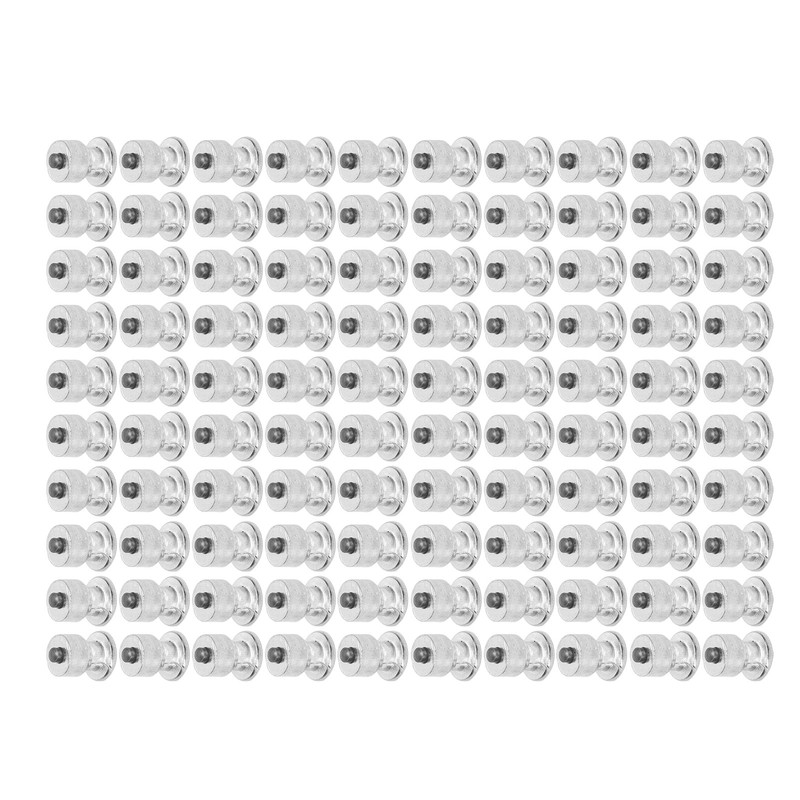 100Pcs Silver Car Tire Studs Anti Slip Stable Wear Proof