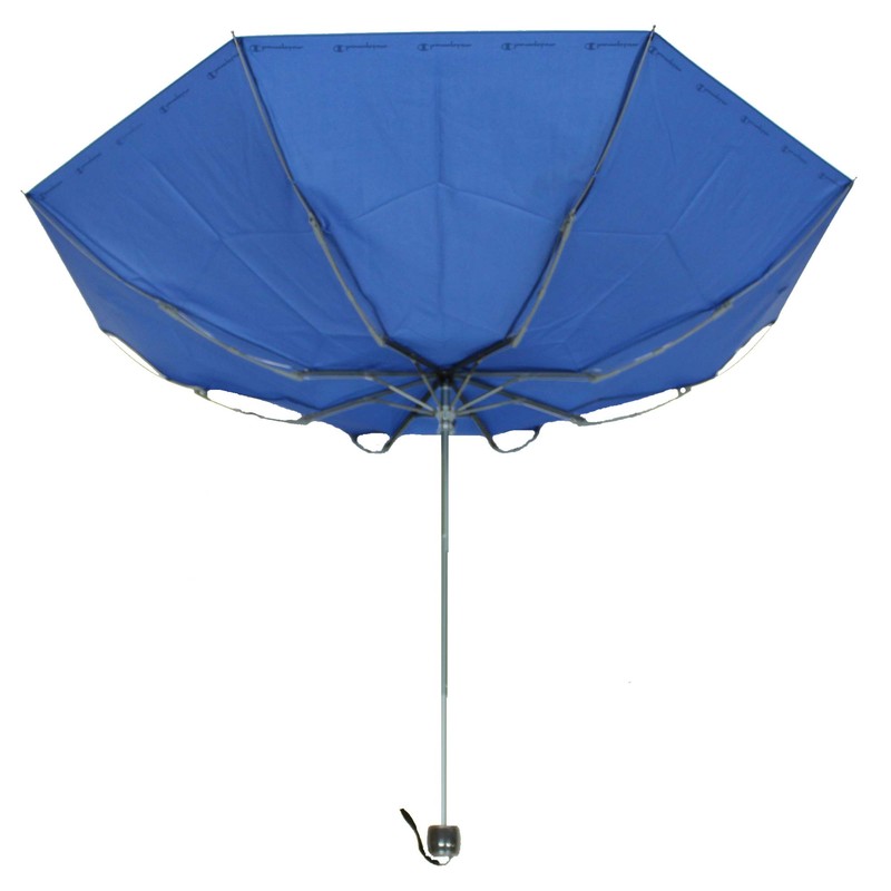 Champion CHM19MN58 Mini Folding Umbrella, Blue, Plain, 22.8 inches (58