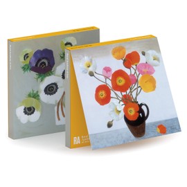 Royal Academy Mary Fedden Floral Set of 6 Art Greeting Cards (15 x 15 cm)