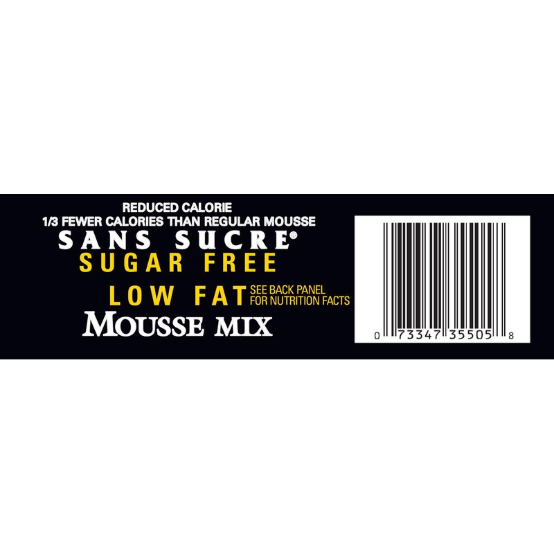 Sans Sucre Mousse Mix - SUGAR FREE, LOW FAT French