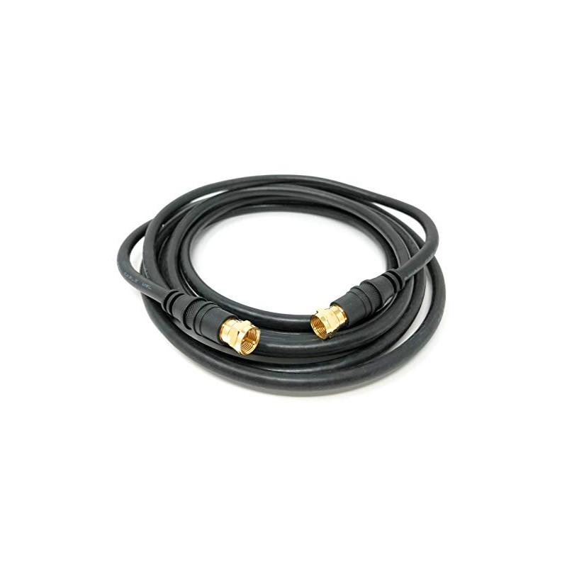 RiteAV 3 feet RG6 Coax Satellite/CATV Cable - Screw On