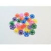 Flower Wheels Bird Parrot Toy Parts 25pcs 2.5"+