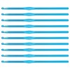 【Full Set】​​ Get 10 Blue Aluminium Crochet Hooks in 5mm,