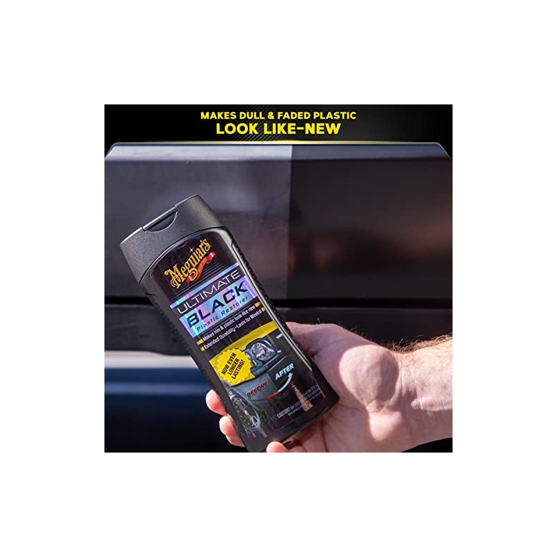 Meguiar's Restaurador de Plástico Negro, 12 onzas