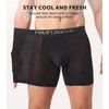 DAVID ARCHY Men's Underwear Breathable Rayon Made from Bamboo Boxer