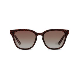 Peepers by PeeperSpecs Women's Pisa Cat Eye Polarized, No Correction Sunglasses, Leopard Tortoise, 54 + 0