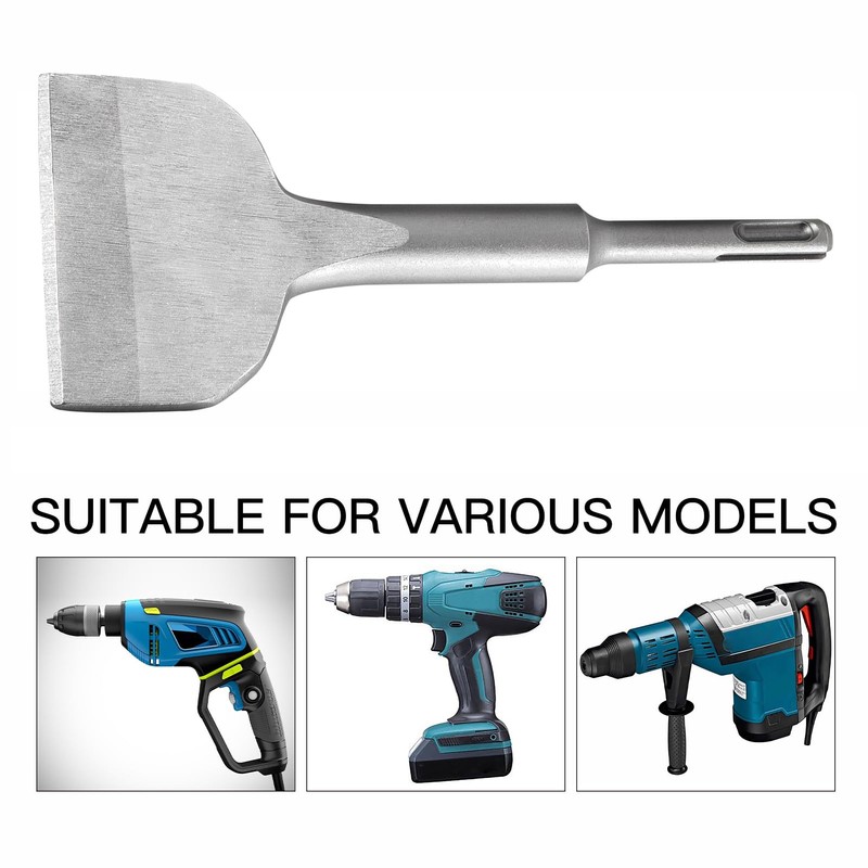 HPMAISON Chisel SDS Plus, 165mm*75mm SDS-Plus Widening Series Chisels, Cracking